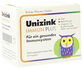Unizink Immun Plus 60 Kapseln