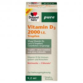 Dopppelherz pure Vitamin D3 2000 I.E.