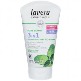 lavera Pure Beauty 3 in 1 Renigung-Peeling-Maske