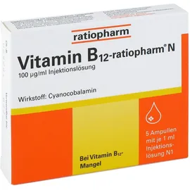 Vitamin-B12-ratiopharm® N Ampullen zur Injektion