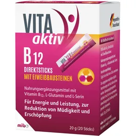 Vita aktiv B12 Direktsticks mit Eiweißbausteinen
