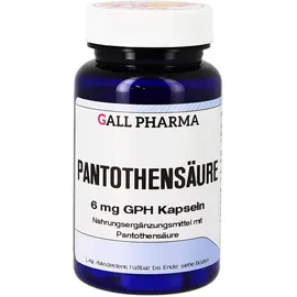 Gall Pharma Pantothensäure 6 mg GPH Kapseln