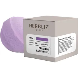 Herblitz CBD Badekugel Lavendel