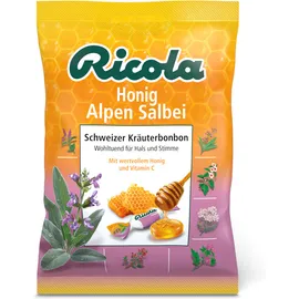 Ricola mit Zucker Honig Alpen Salbei Bonbons