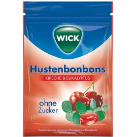 WICK Hustenbonbons KIRSCH& EUKALYPTUS ohne Zucker