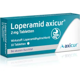 Loperamid axicur 2 mg Tabletten