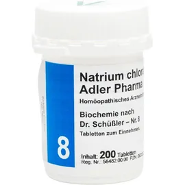 Natrium chloratum D6 Adler Pharma Biochemie nach Dr. Schüßler Nr.8, Tablette