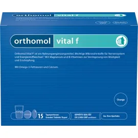 ORTHOMOL Vital F 15 Granulat/Kaps.Kombipackung