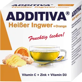 ADDITIVA heißer Ingwer+Orange Pulver