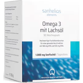 Sanhelios Omega-3 Mit Lachsöl Kapseln