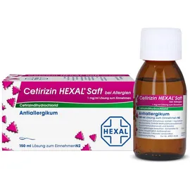Cetirizin HEXAL  Saft bei Allergien 1mg/ml