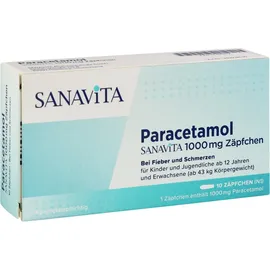 SANAVITA Paracetamol 1000mg Zäpfchen