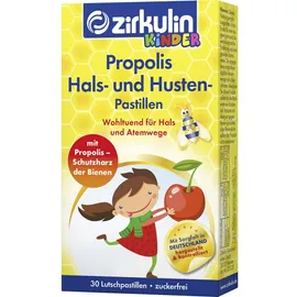 ZIRKULIN Propolis Hals- und Husten Pastillen Kids