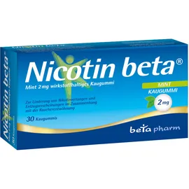 Nicotin beta Mint 2 mg Kaugummi