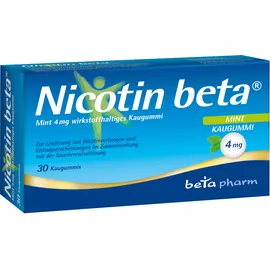 Nicotin beta Mint 4 mg Kaugummi