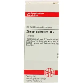 ZINCUM CHLORATUM D 6 Tabletten