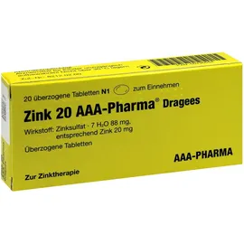 Zink 20 AAA-Pharma