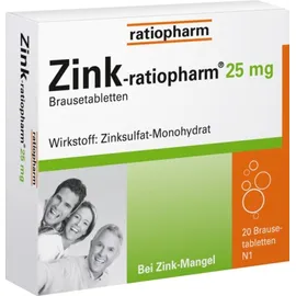 Zink-ratiopharm 25mg