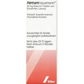 Ferrum Hausmann 50mg Eisen/ml Lösung