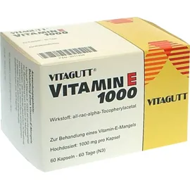 VITAGUTT Vitamin E 1000 Weichkapseln