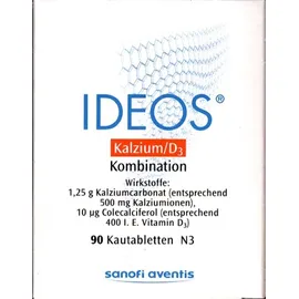 IDEOS Kalzium/D3 500mg/400 I.E.