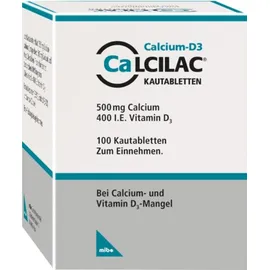 Calcilac 500mg/400 I.E. Kautabletten