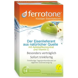 ferrotone Eisen mit Apfelsaftkonzentrat und Vitamin C Beutel