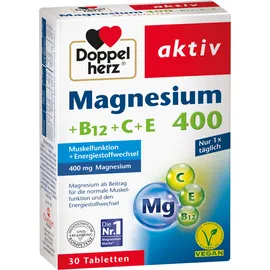 Doppelherz Magnesium 400 +B12 +C +E