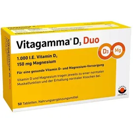 VITAGAMMA D3 Duo 1.000 I.E Vitamin D3 150mg Magnesium
