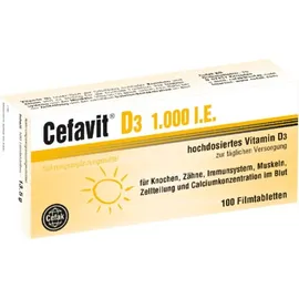 Cefavit D3 1.000 I.E. Filmtabletten