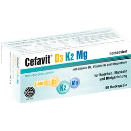 CEFAVIT D3 K2 Mg Hartkapseln