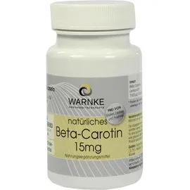 BETA CAROTIN KAPSELN 15 mg natürlich