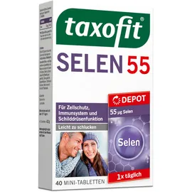 TAXOFIT Selen 55 Depot Mini-Tabletten