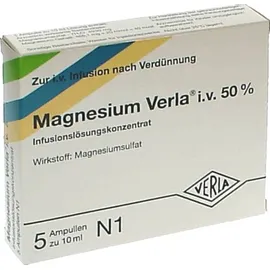 Magnesium Verla Infusionslösung 50%