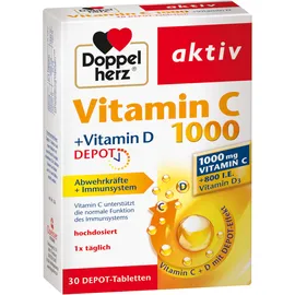 Doppelherz Vitamin C 1000+Vitamin D Depot