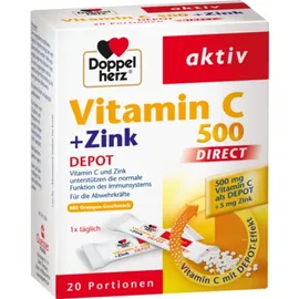 Doppelherz Vitamin C +Zink DEPOT 500 DIRECT