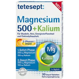 Tetesept Magnesium 500+Kalium Tabletten
