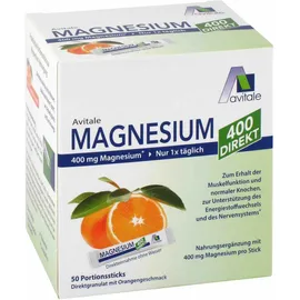 Magnesium 400 Direkt Orange Portionssticks