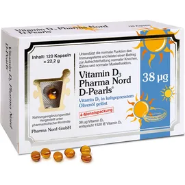 VITAMIN D3 Pharma Nord D-Pearls 38µg