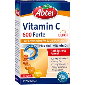 ABTEI Vitamin C 600+Zink+E Depot Tabletten