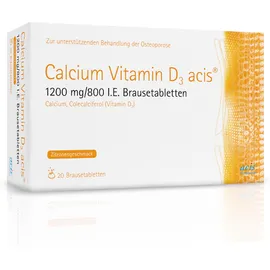 Calcium Vitamin D3 acis 1200 mg / 800 I.E.