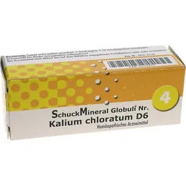 SCHUCKMINERAL Globuli 4 Kalium chloratum D6