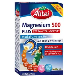 Abtei Magnesium 500 PLUS EXTRA-VITAL-DEPOT