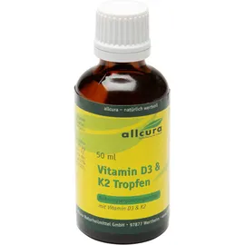 allcura Vitamin D3 & K2 Tropfen 50 ml