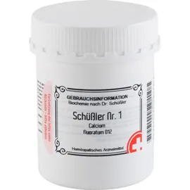 SCHÜSSLER Nr.1 Calcium fluoratum D 12 Tabletten