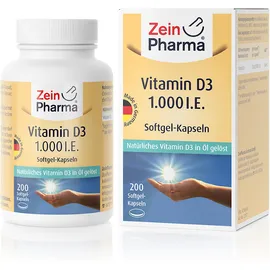 Vitamin D3 1.000 I.e. Softgelkapseln Zeinpharma