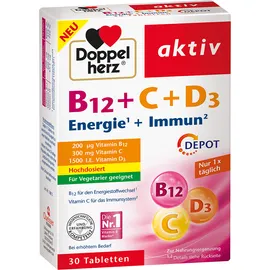 Doppelherz B12+C+D3 Energie + Immun