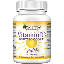 Vitamin D3 Depot 20.000 I.e. Vegan Tabletten