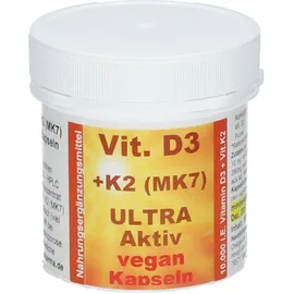VIT.D3+K2 Ultra Aktiv 10.000 I.e. Kapseln
