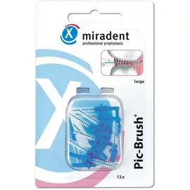 miradent Pic-Brush large Ersatzbürste blau